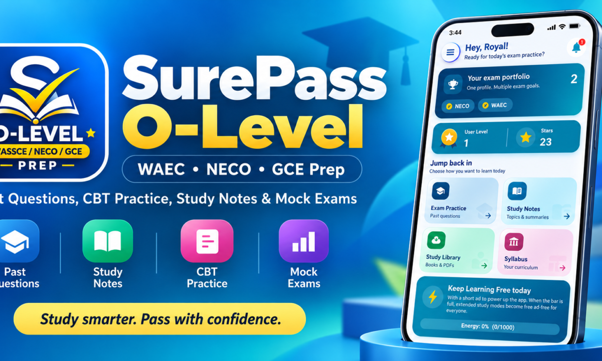 Surepass olevel practice app